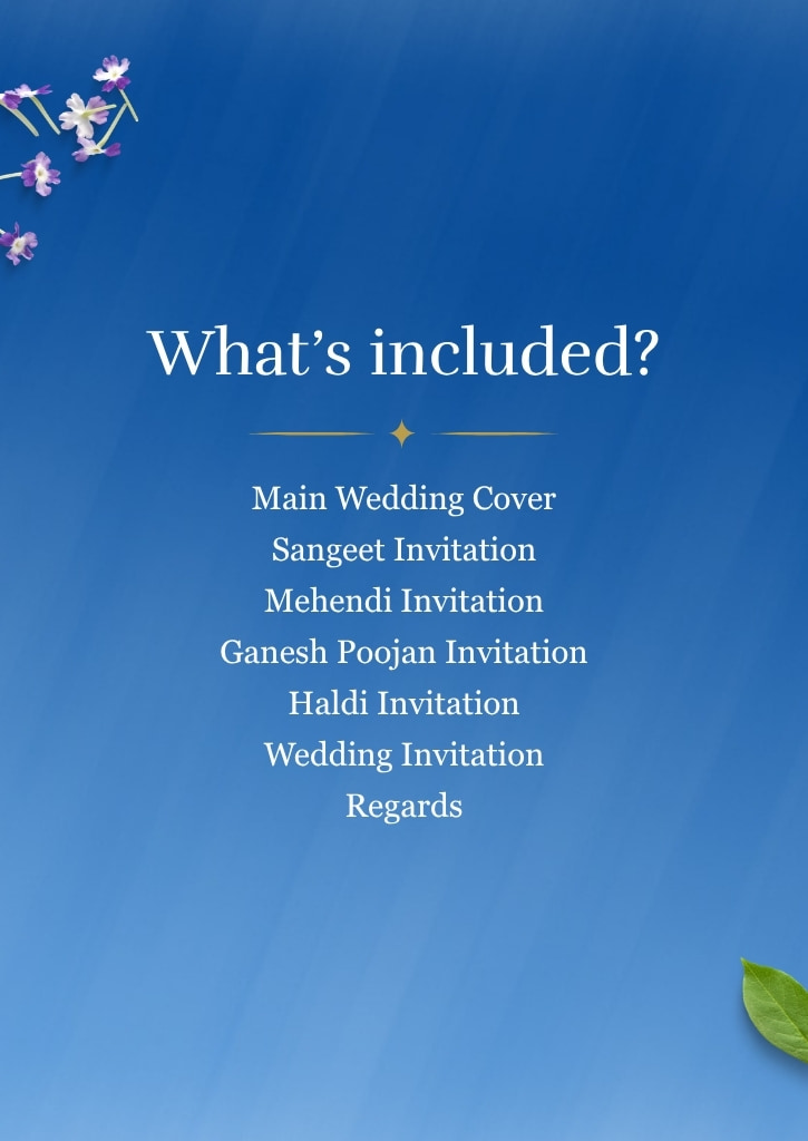 Shiv Shakti Theme Wedding Invitation Card — image 5