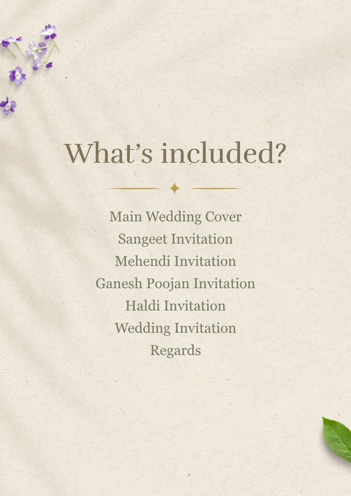 Traditional Maroon Minimal Wedding Invitation — image 5